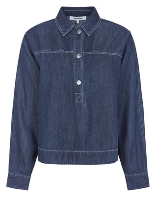 SRPortia Bluse - Dark Blue